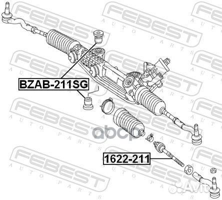 Bzab-211SG сайлентблок рулевой рейки MB W203/2