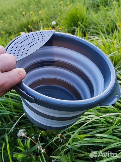 Ведро складное для рыбалки