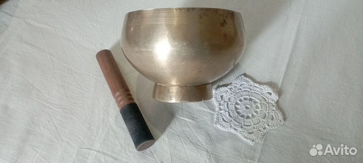 Тибетская поющая чаша кованая 