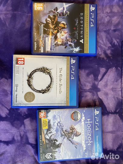 Игровые диски на ps4