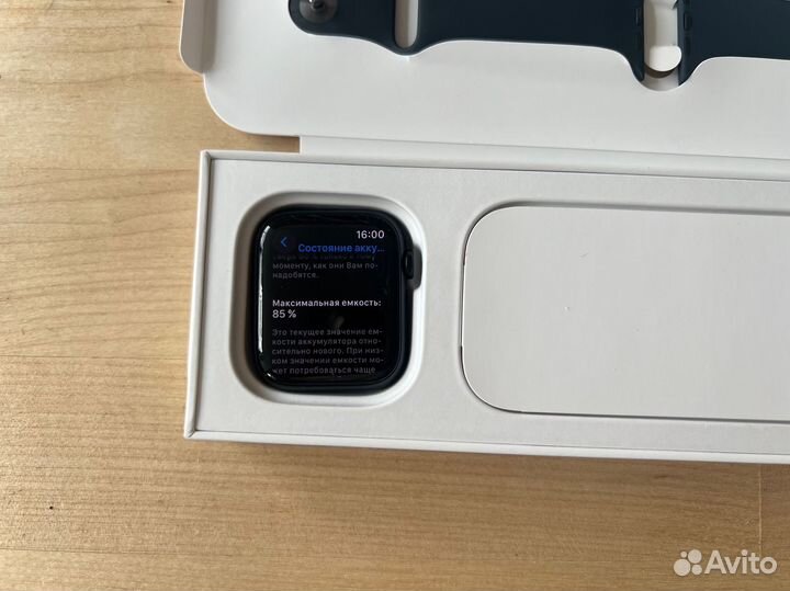 Часы apple watch 7 45 mm black