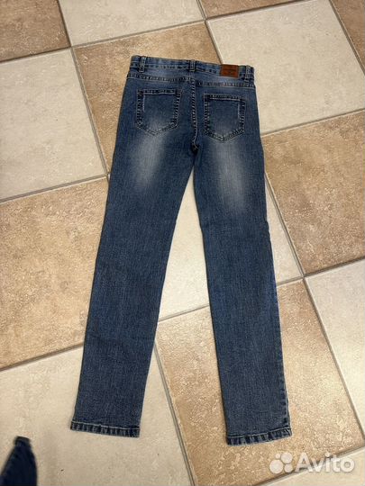 Джинсы на мальчика 158