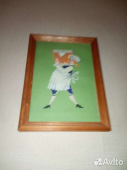 Картина вышивка крестом, для кухни