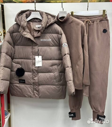 Зимний костюм с курткой Moncler