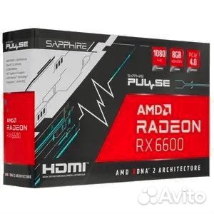 Видеокарта Sapphire AMD Radeon RX 6600 pulse