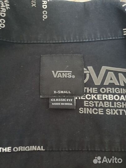 Рубашка vans