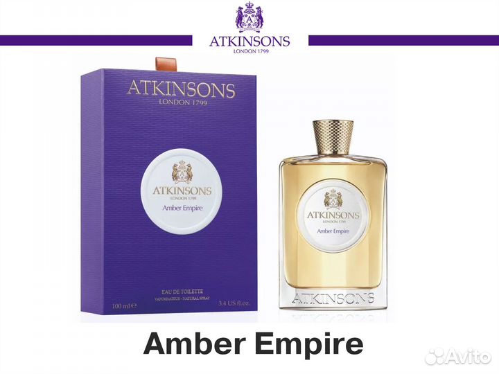 Atkinsons Amber Empire Eau de Toilette 100 ml