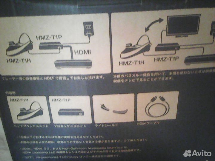 Продам 3D шлем Sony HMZ-T1P