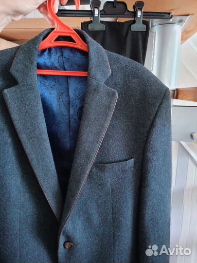 Продам пиджак. Мужской. Серый