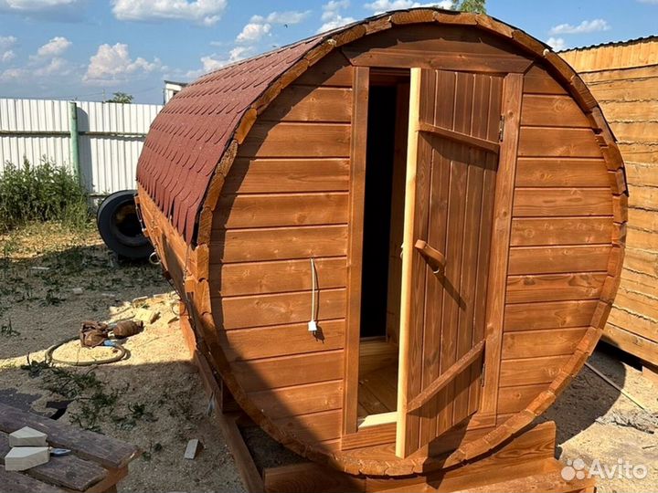 Бани-бочки квадро в наличии