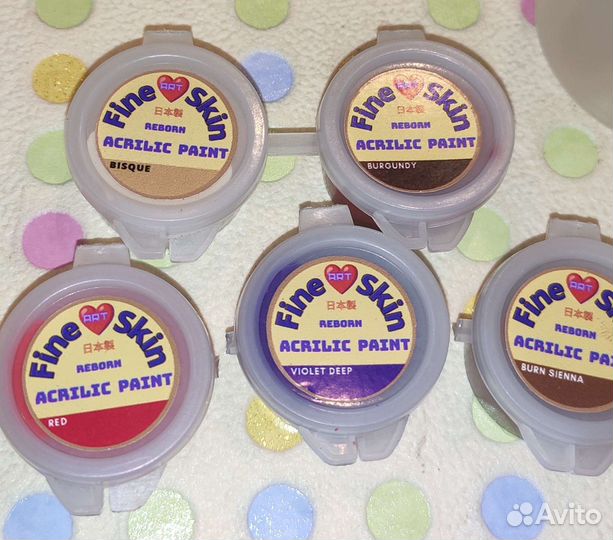 Акриловая краска для Реборн Fine Skin 5ml