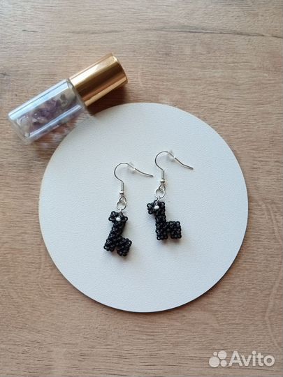 Серьги из бисера