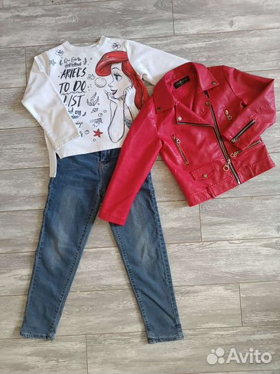 Вещи пакетом на девочку 134