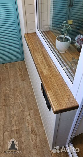 Подоконник из дерева на заказ