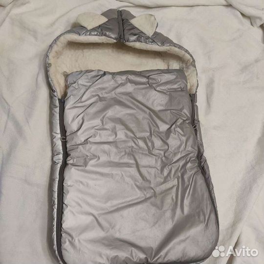 Зимний конверт в коляску