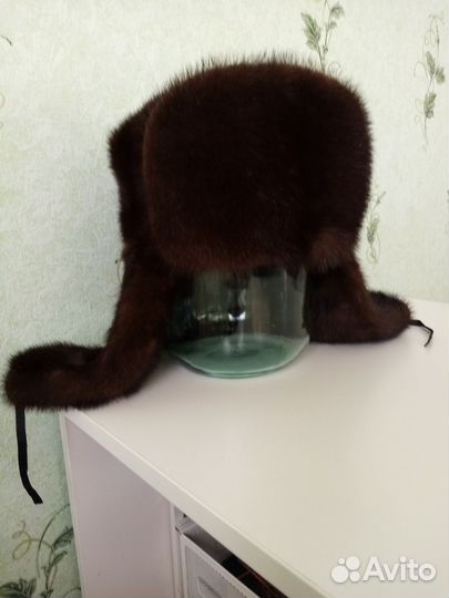 Норковая шапка мужская