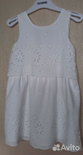 Платье белое для девочки
