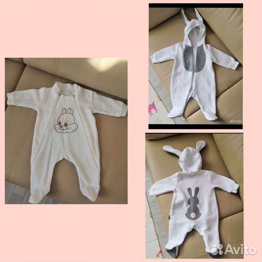 Комбинезон для новорожденного 56,62