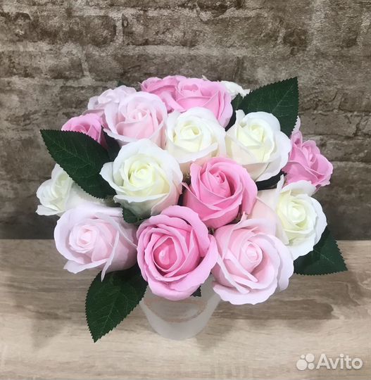 Букет из мыльных цветов