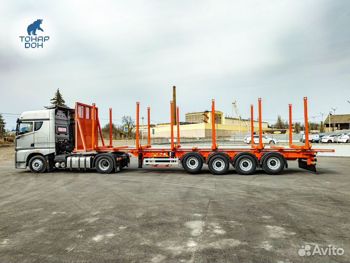 Полуприцеп лесовоз (сортиментовоз) Тонар 9989, 2024