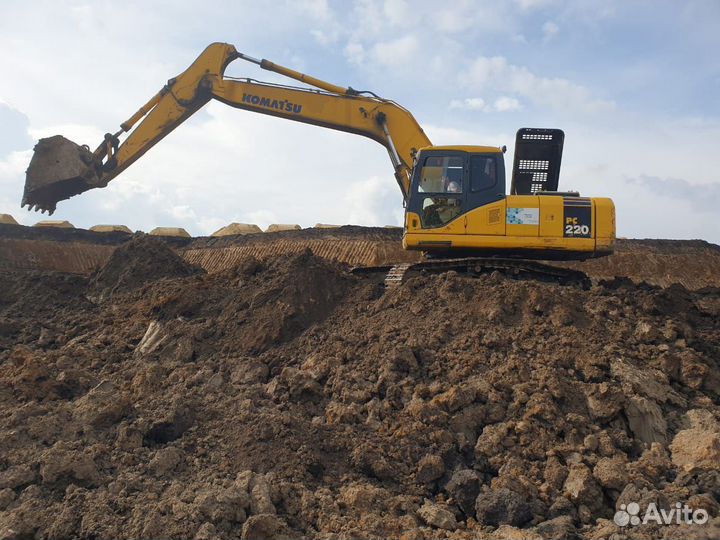 Гусеничный экскаватор Komatsu PC220-7, 2006