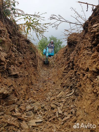 Услуги миниэкскаватора