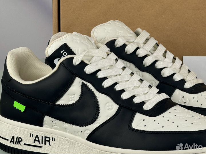 Кроссовки Louis Vuitton X Nike Air Force 1 Black