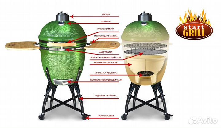 Керамический гриль