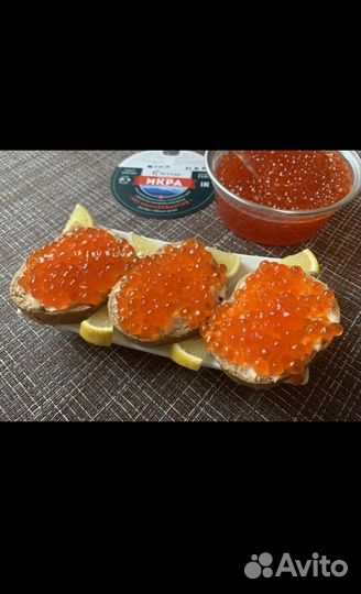 Красная икра кеты