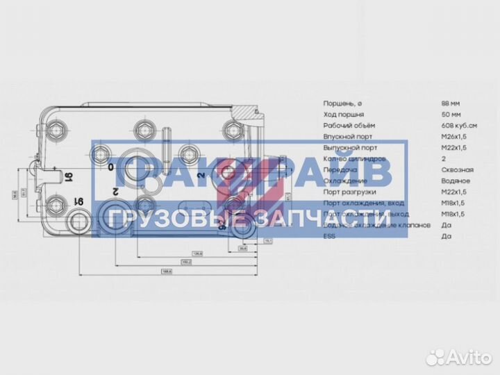 Компрессор Скания Scania 94 114 124 144 164