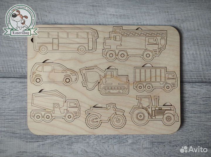 Деревянные пазлы