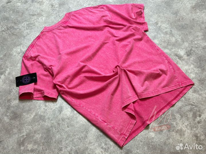 Футболка Stone Island pink paradise