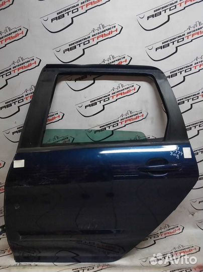 Дверь peugeot 308 4E T7 задняя левая wagon темно-с