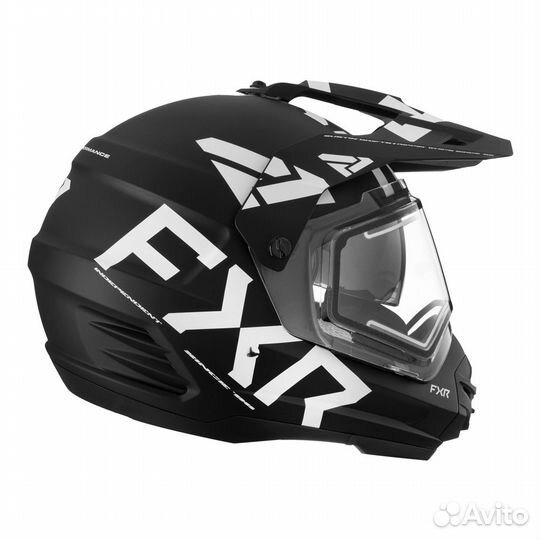 Шлем с подогревом FXR torque X team black/white