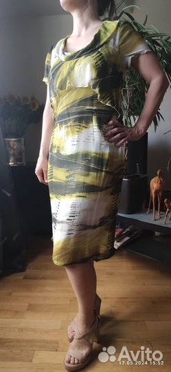 Платье шелк-шифон, 42-44р, Дания, новое