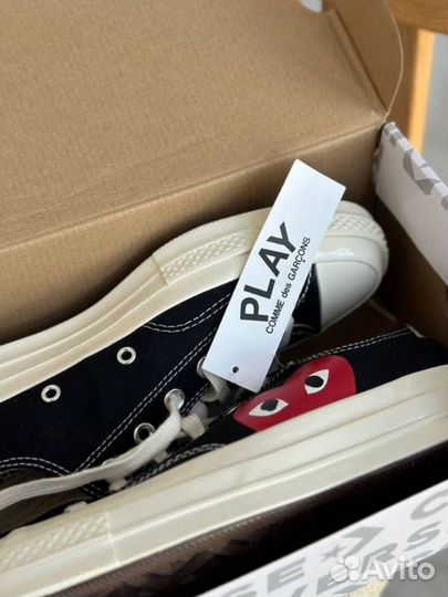 Кеды Converse Play Comme Des Garcons новые