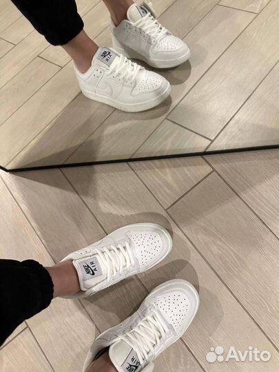 Новые белые кеды 35 36 Nike женские