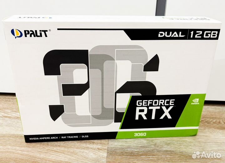 Новая Видеокарта Palit RTX 3060 Dual 12GB