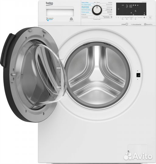 Стиральная машина beko wdb7425r2w белый