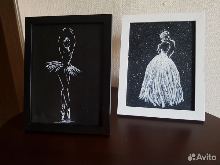 Картина абстракция акрилом 