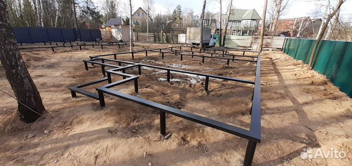 Фундамент на винтовых сваях