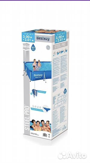 Бассейн bestway 300x201x66