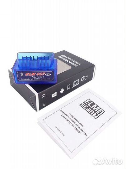 Автомобильный автосканер ELM327 Mini OBD2 ver 1.5