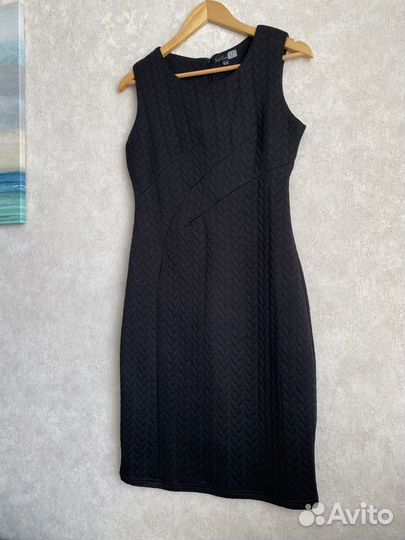 Платье футляр 46 черное