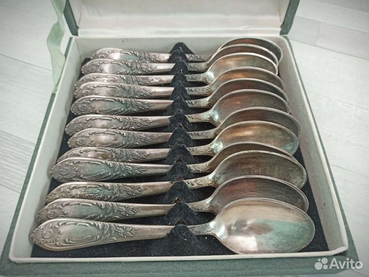 Ложки мельхиоровые чайные СССР