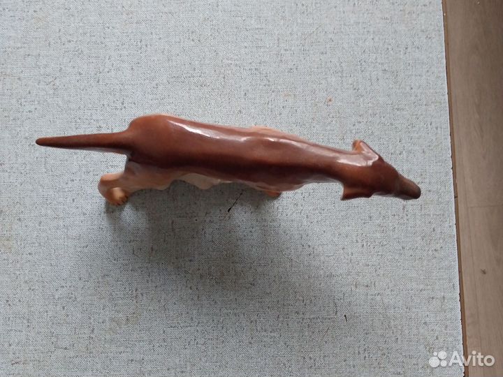 Фарфоровые статуэтки лфз ирландский сеттер