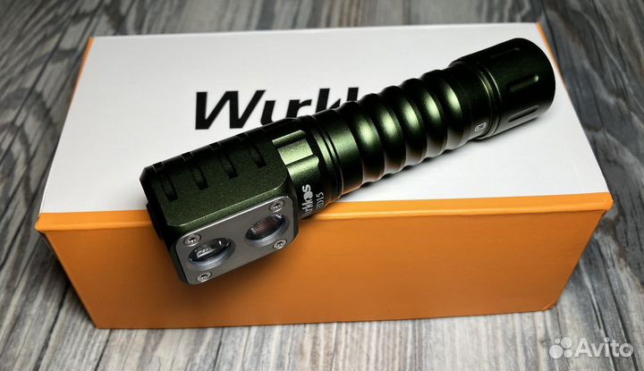 Налобный фонарь Wurkkos HD15 Green+аккумулятор
