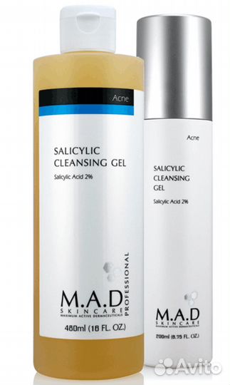 M.A.D Skincare Salicylic Cleansing Gel, 200 мл
