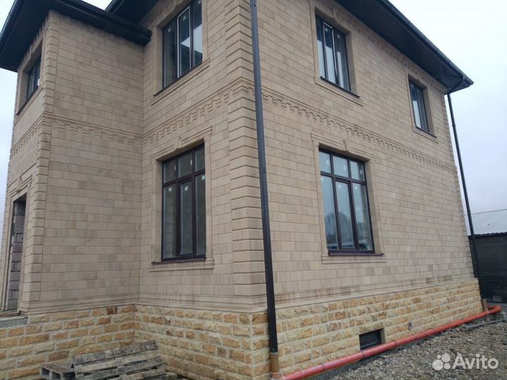 Облицовка дагестанским камнем