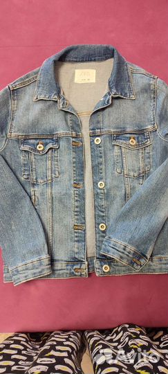 Джинсовая куртка zara для девочки